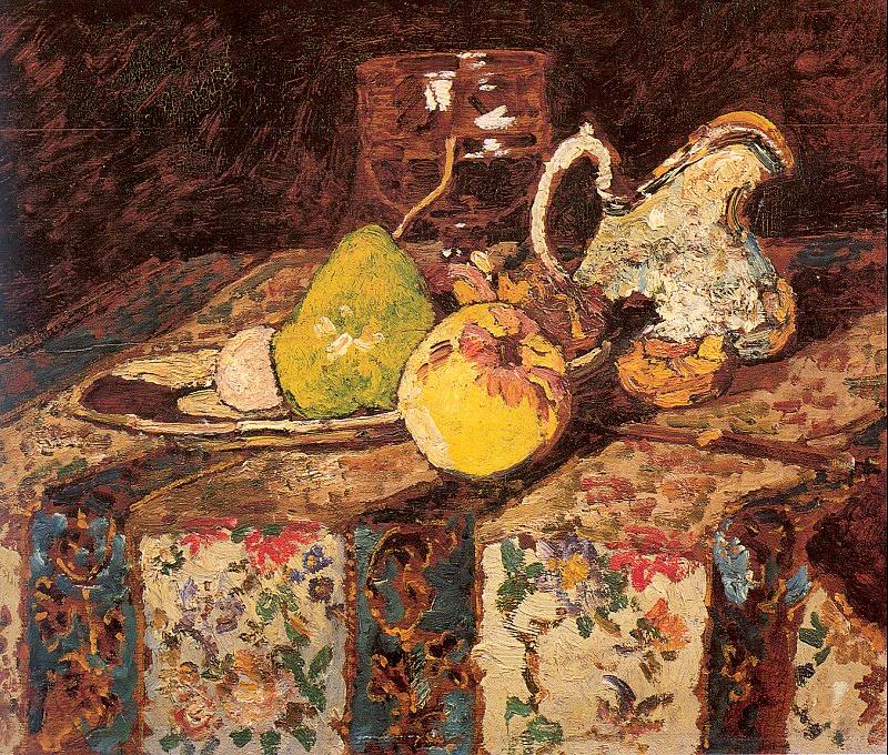 Still Life with White Pitcher, Monticelli, Adolphe-Joseph